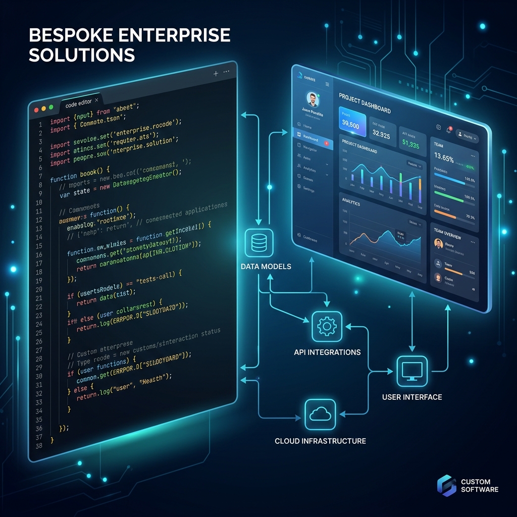 Custom bespoke software engineering and development